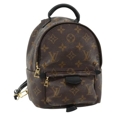 LOUIS VUITTON Monogram Palm Springs MINI Backpack M44873 LV Auth BA12251A