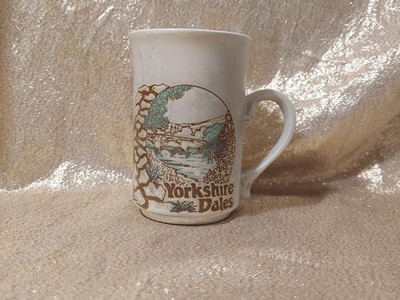Vintage Yorkshire Dales National Park Ceramic Mug Coffee Cup Souvenir UK Europe