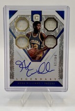 2018-19 Cornerstone Basketball Legendary Signatures Herb Williams /129 MEM AU
