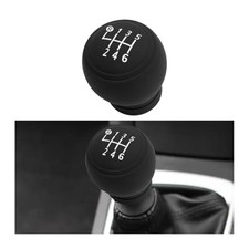 Car Gear Shift Knob Cover, Anti-Slip Silicone Vehicle 6-Speed R on the left