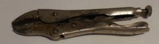 7" tool Vise Grip Dewitt NE Petersen Pliers Locking Curved Jaw 7CR USA  VTG
