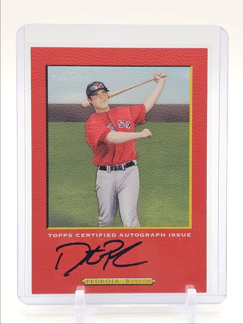 Dustin Pedroia Autograph Baseball Trading Cards for sale | eBay