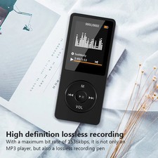 Portable Hi-Fi MP3 Player with LCD, FM Radio, Video & Bluetooth Connectivity
