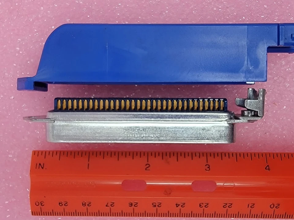 AMPHENOL - 57-70640-4 - 64-Pin /32 Pair, SCSI Male IDC Connector, New - Image 3 of 4