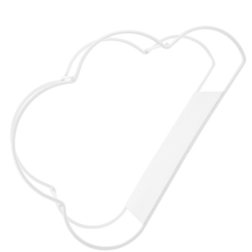 Cloud Shaped Desktop Book Rack Modern Metal Wire Bookshelf Simple Magazine - Picture 4 of 12