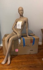Used Bernstein Female Seated Mannequin with Detachable Head