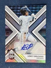2018 Panini Elite Extra Lency Delgado Autograph White Sox