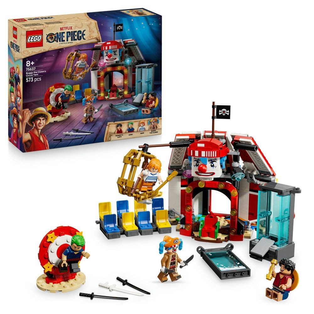 Gadget - Lego: 75637 - One Piece - La Tenda Del Circo Di Bagy Il Clown - Lego