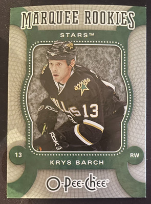 Krys BARCH 2007-08 O-Pee-Chee Marquee Rookies #537 Dallas Stars