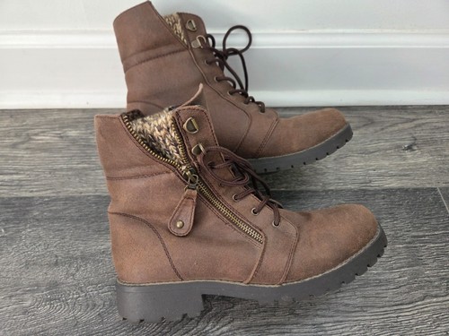 Cliffs By White Mountain Boots Women’s Size 8M Brown Faux Leather Perrine