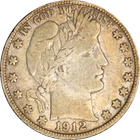 1912-D Barber Half Dollar