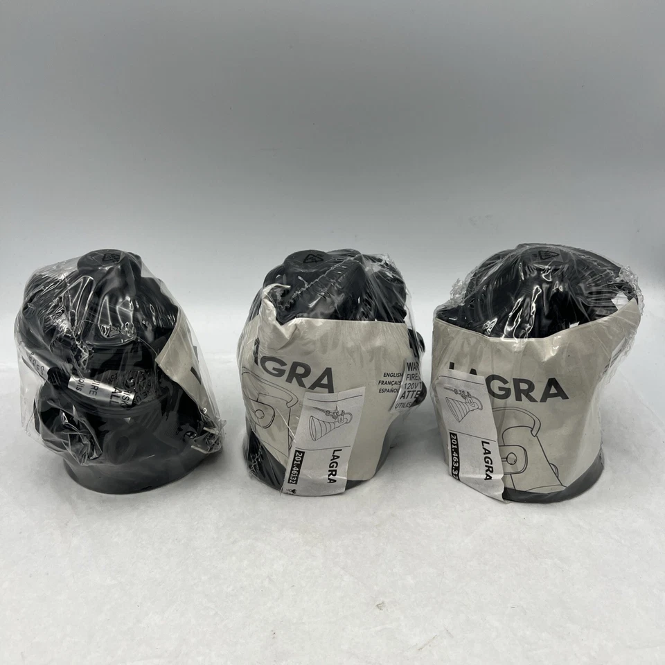 IKEA Lagra Abrazadera En Luz Foco Lote De 3 Negro 201.463.32 Foto 2 de 4