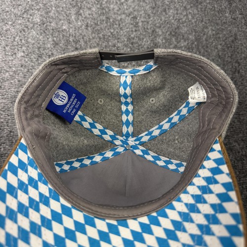 Hofbrauhaus Munchen Snapback Hat Gray Wool Blend Oktoberfest Bavaria Cap German - Picture 12 of 20
