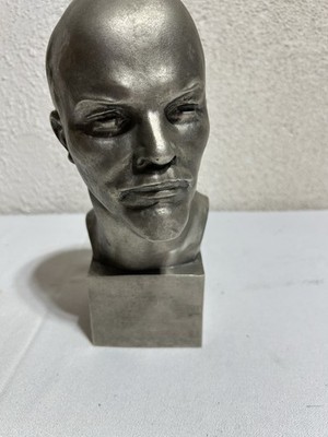 USSR Vintage Orginal Metal bust of V.I. Lenin