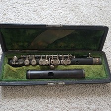 Piccolo in legno Cundy Bettoney Db Grenadilla per ricambi o uso giunto testa