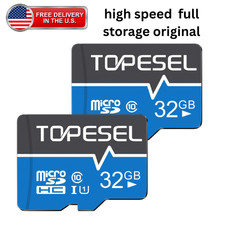 32GB Micro SD Card 2-Pack   UHS-I Class 10 TF Cards for Camera/Drone  