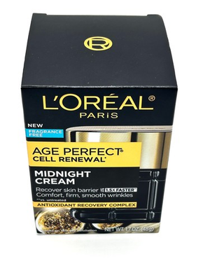 #ad L#x27;OREAL Age Perfect Cell Renewal Midnight Cream Fragrance Free 1.7oz $17.99