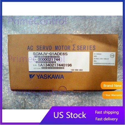 New YASKAWA SGMJV-01ADE6E AC Servo Motor SGMJV01ADE6E In Box Expedited Shipping