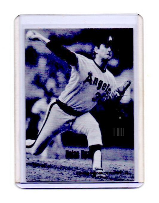 2004 Leaf Exhibits * '46-66  * Printed PDP-SCR * Nolan Ryan * #30 * S/N 16/66