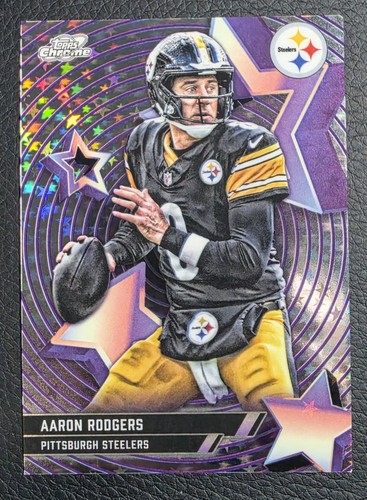 2025 Topps Cosmic Chrome Aaron Rodgers Base (RAW)