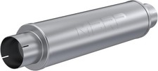 Mbrp M1004 -4 Inletout Quiet Tone Universal Muffler T304 Stainless Mild Sound