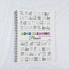 ADHD Cleaning Planner Workbook Reusable Adult Chore Checklist Schedule Organizer