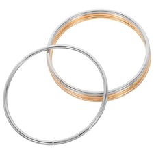 2 Pairs Handbag Making Accessories Round Purse Handles for Replacement