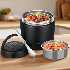 Thermo for Hot Food 32OZ Soup Thermo for Adults Vacuum Insulated Stainless St...