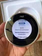 Google - Nest Learning Smart Wifi Thermostat - T3017US