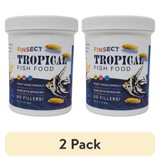 Tropical Fish Food Crumbles for Aquarium Fish 2 Pack