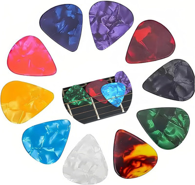 12er Plektrum Set 0.46MM 0.71MM 0.96MM für Akustik E-Guitar Ukulele Bass Guitar