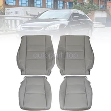 Driver & Passenger Bottom Back Seat Cover For 08 09 10 11 2012 Honda Accord Gray