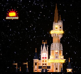 Brick Shine - Light Kit for LEGO The Disney Castle 71040