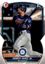 2023 Bowman Robert Perez Jr. #BP-124 Seattle Mariners