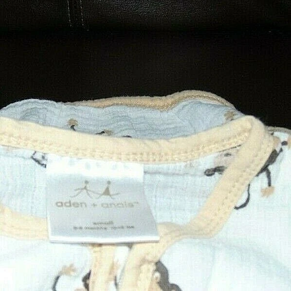 Saco de dormir para bebé Aden Anais Mono unisex con cremallera talla pequeña Foto 3 de 4