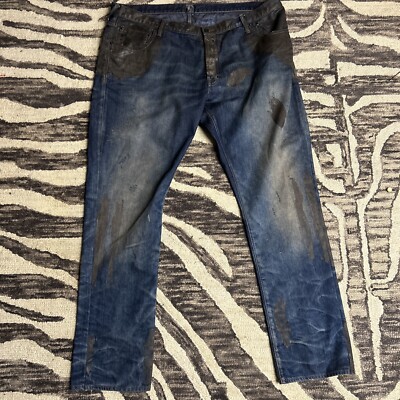 PRPS Men's Mud Jeans Distressed Size 44x 34 RN#0100964 CA#37584 La