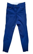 Piper by Smartpak Womens Riding Breeches 28R Royal Blue w/ Belt Loops