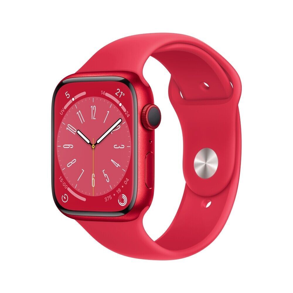 Apple Watch Series 8 45mm Aluminium Case With Sport Band PRODUCT RED apple-watch-series-8-45mm-aluminium-case-with-sport-band-product-red