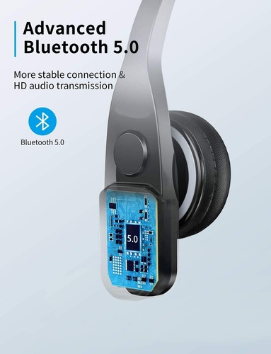 Auriculares Bluetooth Para Camionero Con Microfono Recibidor De Llamadas Nuevo - Picture 2 of 8