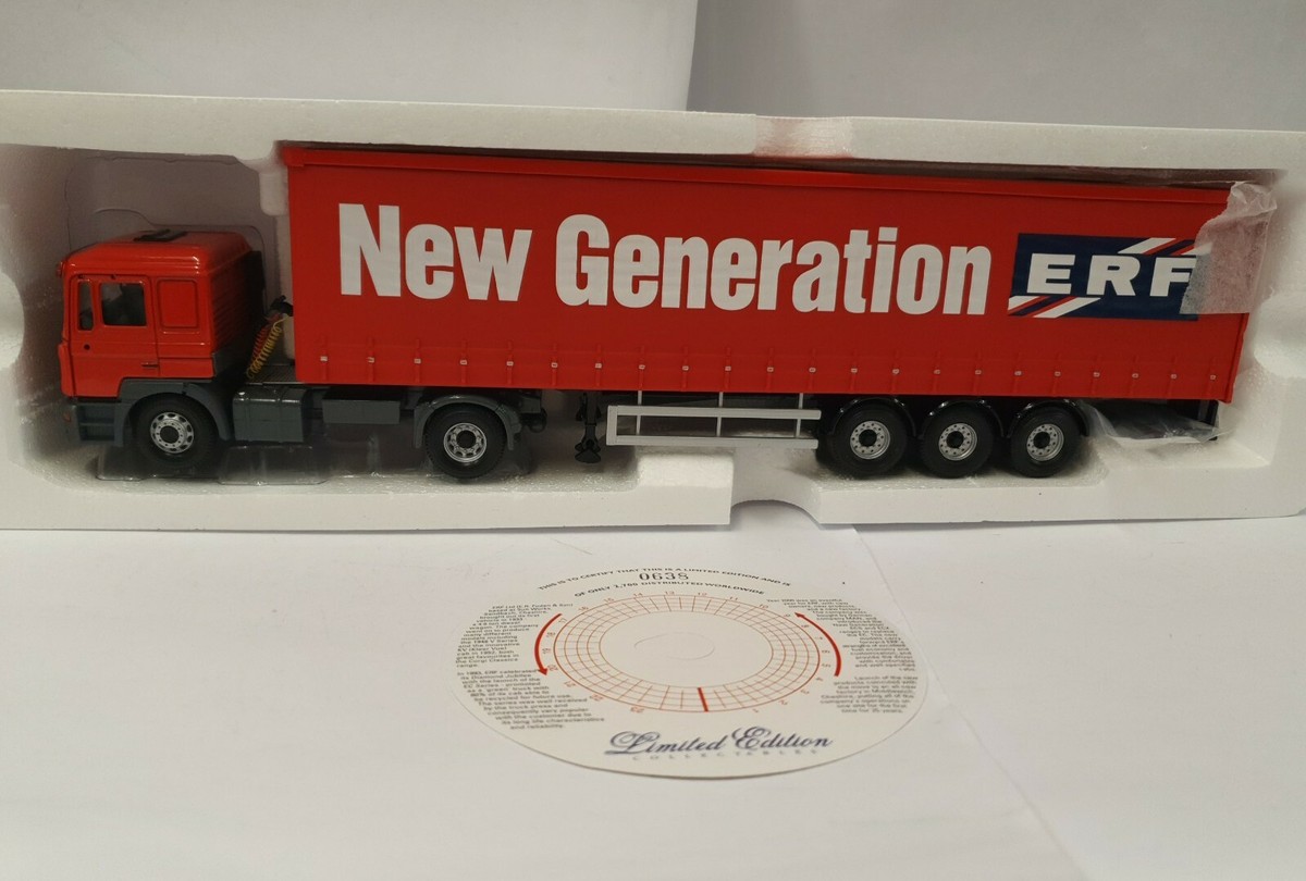 Camion ERF ECS Curtainside 2000 - Corgi CC12701 - 1/50 - Neuf
