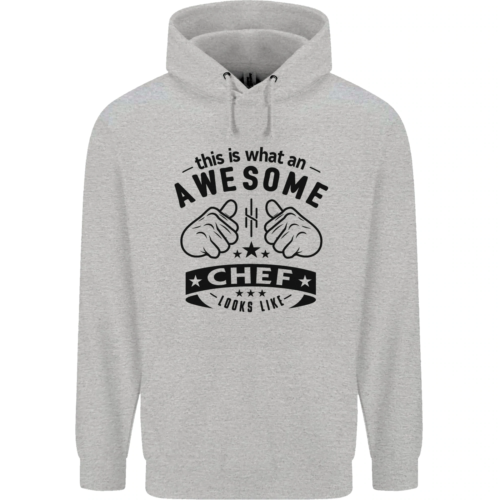 Awesome Chef Looks Like Funny Cooking Mens 80% Cotton Hoodie - Afbeelding 1 van 106