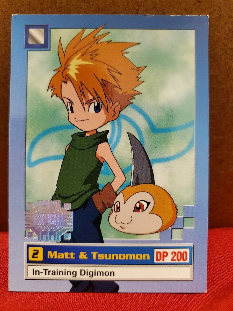 Matt & Tsunomon 5/34 Digimon Trading Card Exclusive 1999 | eBay