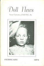 1974 Doll News Magazine United Federation of Doll Clubs February 