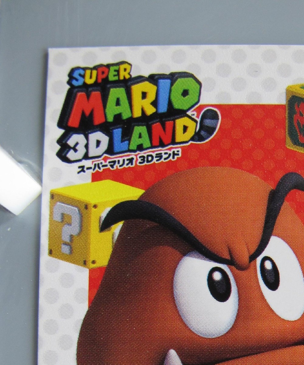 Raccoon Goomba Super Mario 3D Land TCG Card Rare Nintendo Japan F