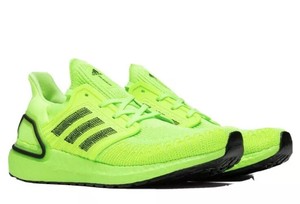 New Adidas Ultraboost 20 Running Shoes Signal Green Men's 10.5 US EG0710 | eBay