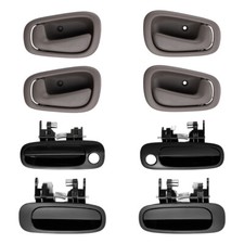 8pc Exterior Interior Door Handle For 1998-2002 Toyota Corolla Frontrear Lhrh 8pc Exterior Interior Door Handle For 1998-2002 Toyota Corolla Frontrear Lhrh