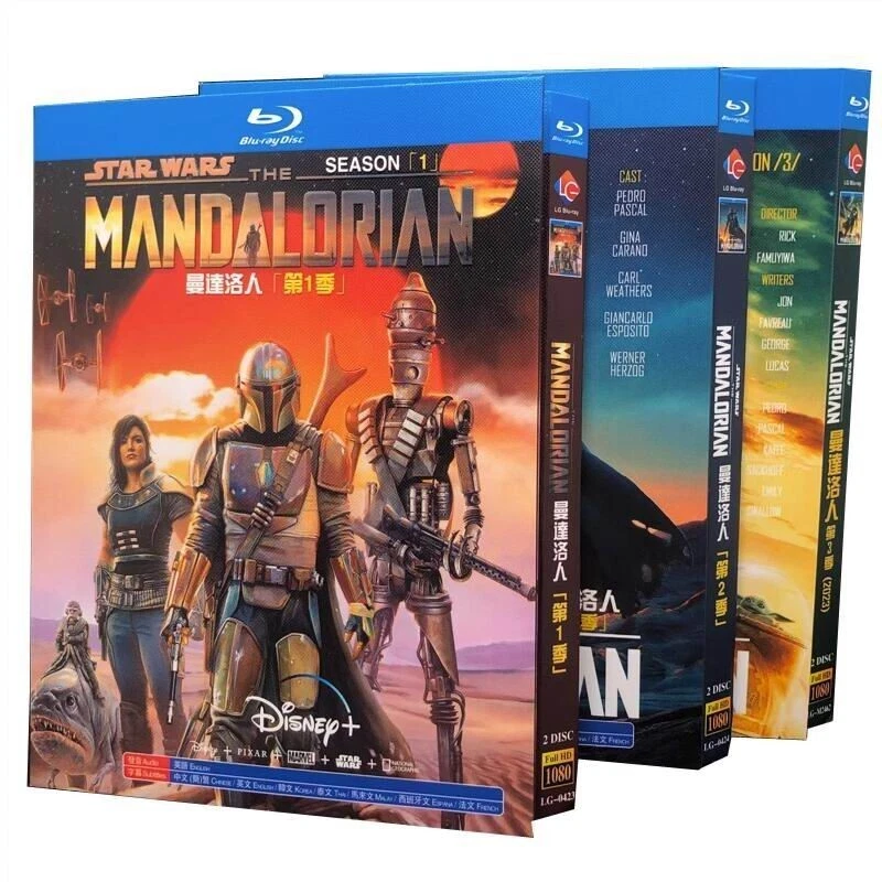 The Mandalorian Season 1-3 TV Series 6 Disc Blu-ray All Region free English