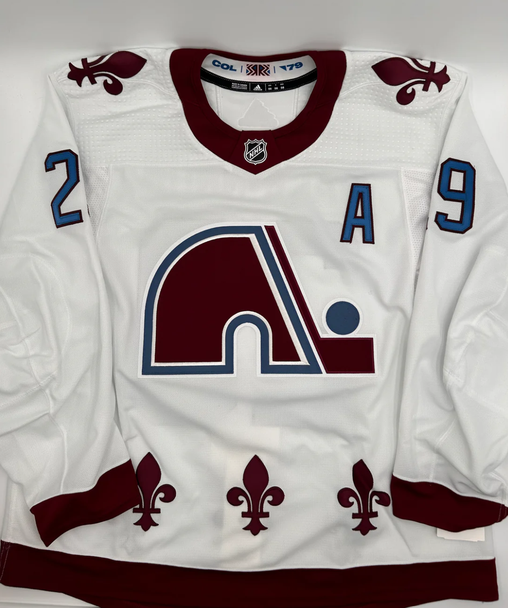 NEW Reverse Retro MiC Authentic Avalanche Nathan MacKinnon Jersey Size  56