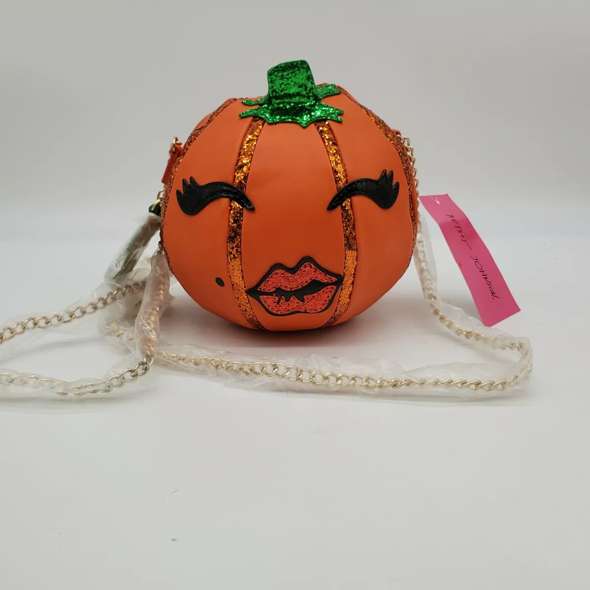 Betsey johnson pumpkin purse sales