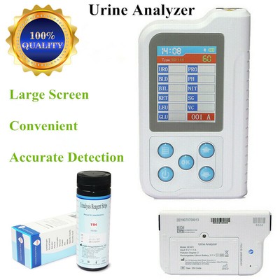 BC401BT Bluetooth Urine Analyzer 2.4''LCD Micro USB Monitor 11 Parameters +100ps